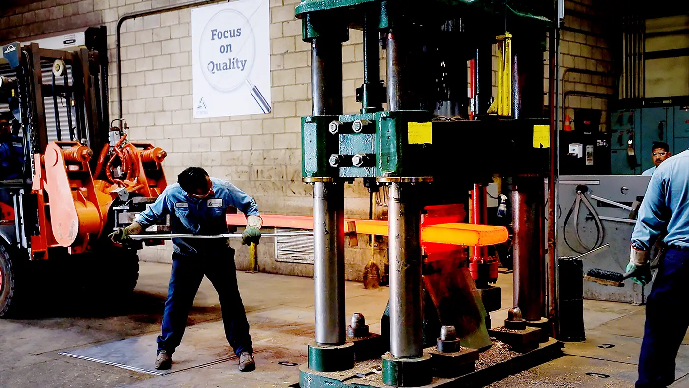 STS Metals press operation